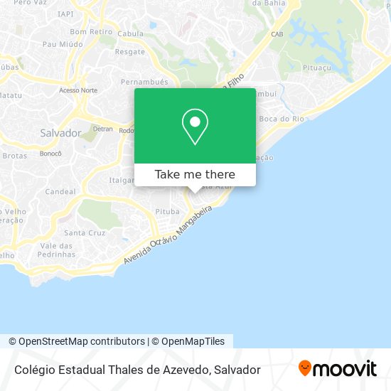Colégio Estadual Thales de Azevedo map