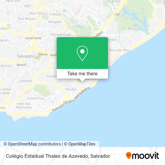 Colégio Estadual Thales de Azevedo map