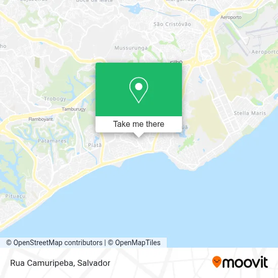 Rua Camuripeba map