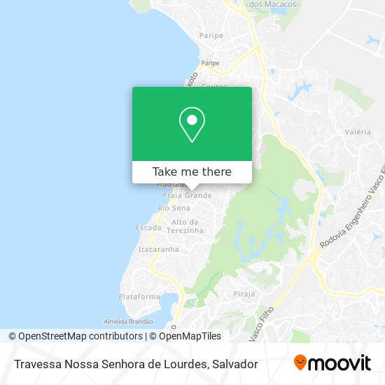 Mapa Travessa Nossa Senhora de Lourdes