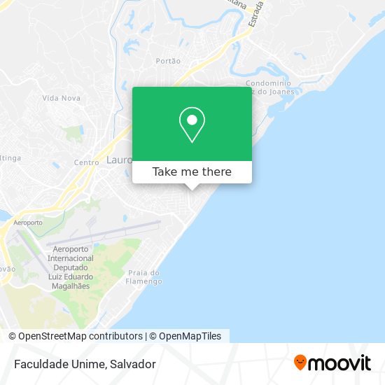 Faculdade Unime map