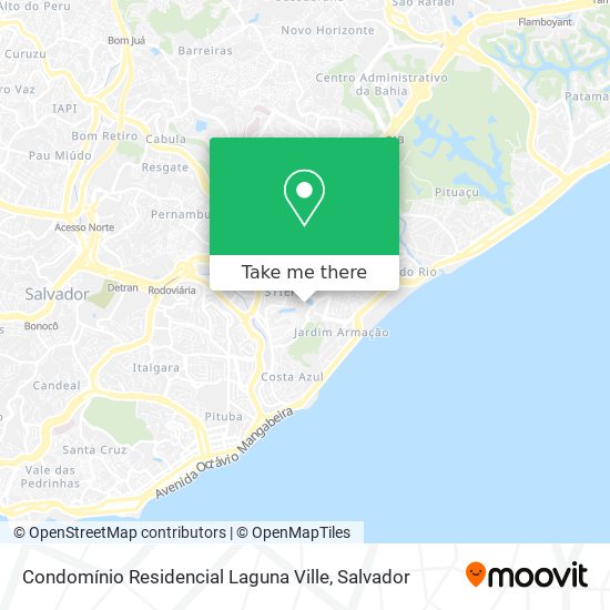 Mapa Condomínio Residencial Laguna Ville