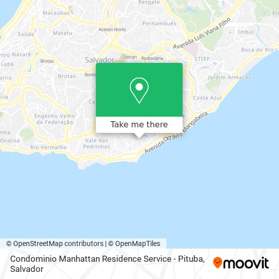 Condominio Manhattan Residence Service - Pituba map