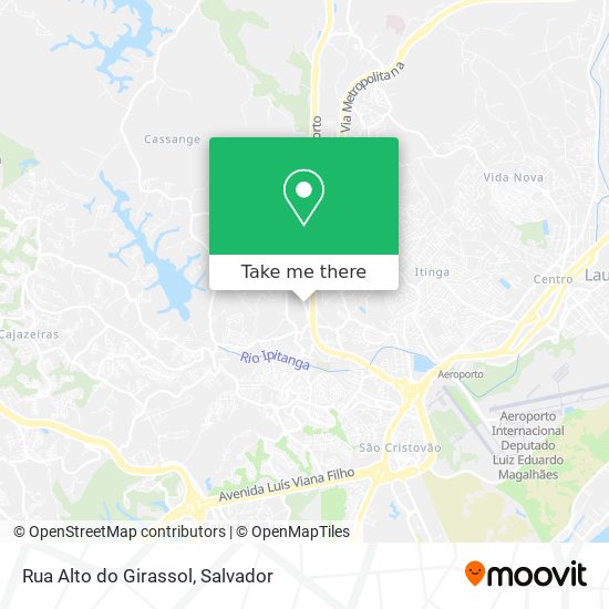 Mapa Rua Alto do Girassol