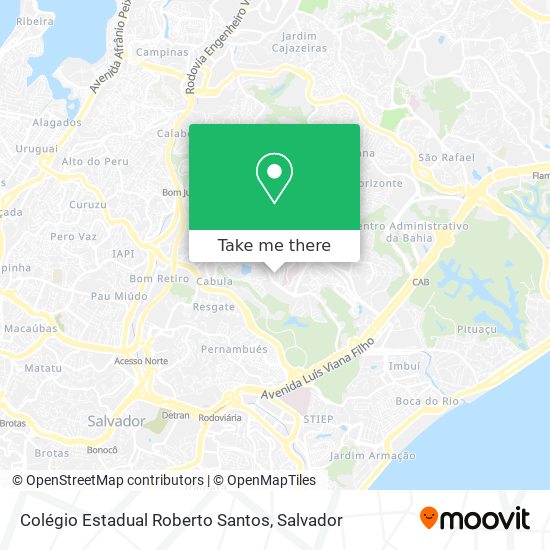 Colégio Estadual Roberto Santos map