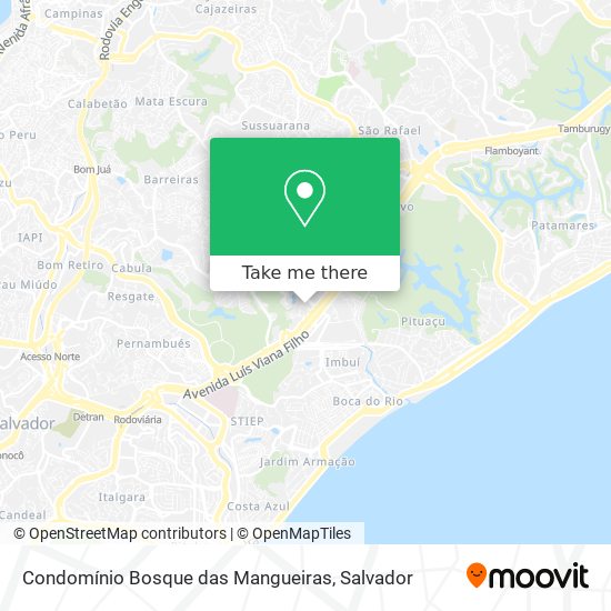 Mapa Condomínio Bosque das Mangueiras