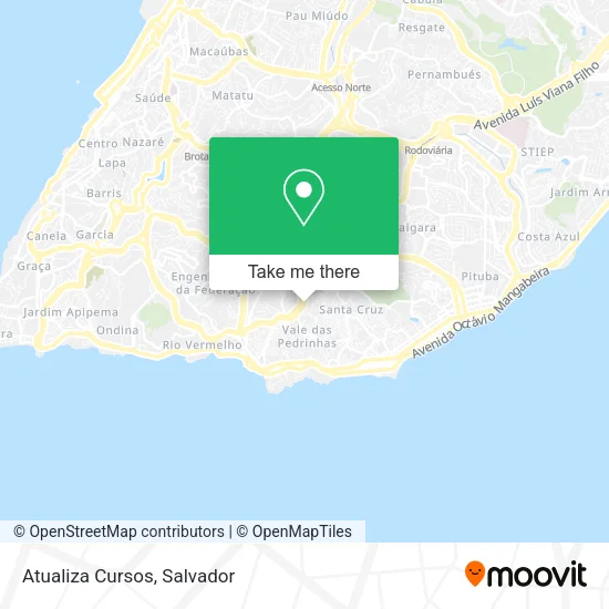 Atualiza Cursos map