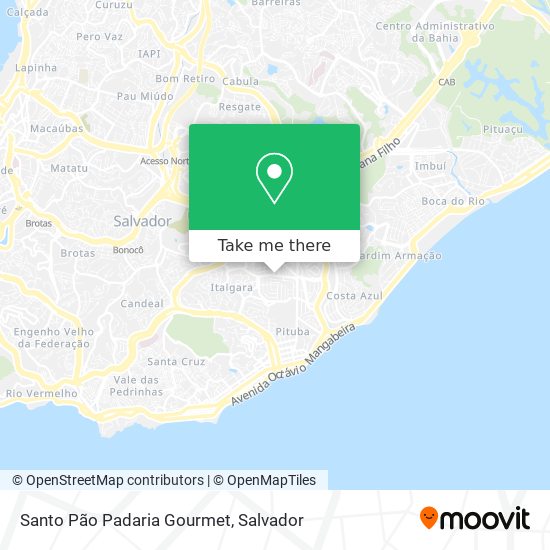 Santo Pão Padaria Gourmet map