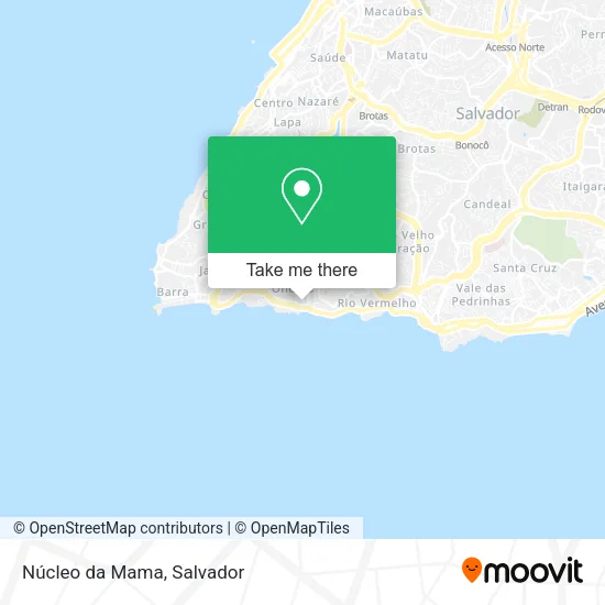 Núcleo da Mama map