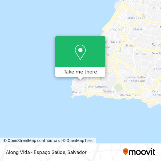 Along Vida - Espaço Saúde map