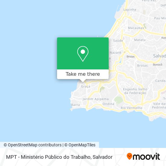 MPT - Ministério Público do Trabalho map