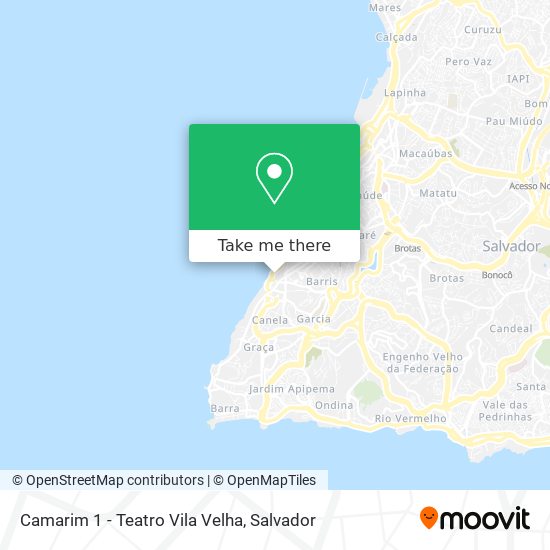 Camarim 1 - Teatro Vila Velha map