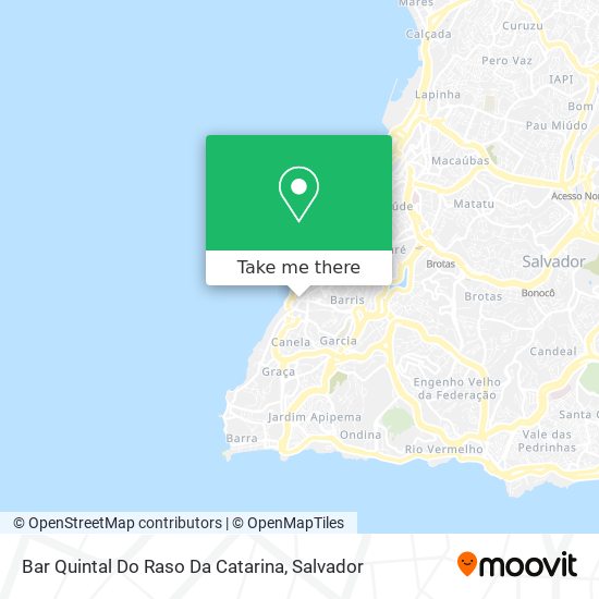 Mapa Bar Quintal Do Raso Da Catarina