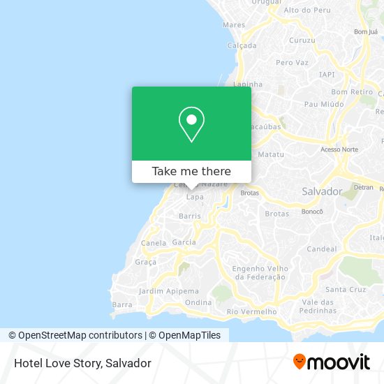 Hotel Love Story map