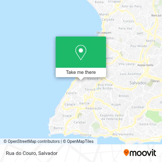 Rua do Couro map
