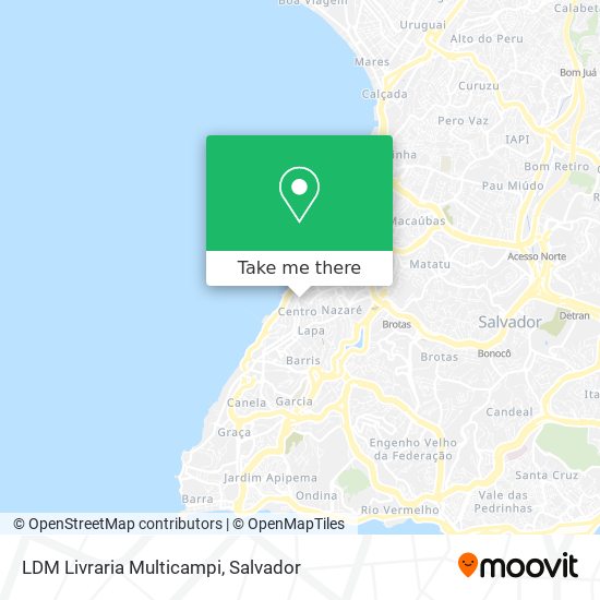 Mapa LDM Livraria Multicampi