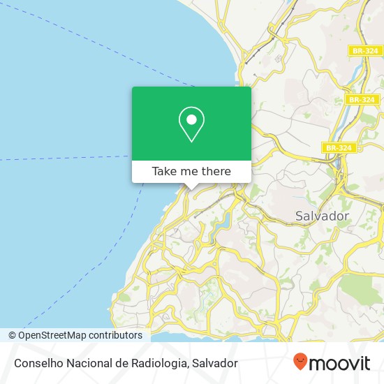 Mapa Conselho Nacional de Radiologia