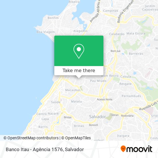 Banco Itau - Agência 1576 map