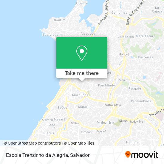 Escola Trenzinho da Alegria map