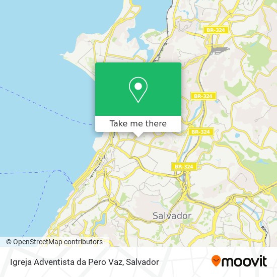 Igreja Adventista da Pero Vaz map