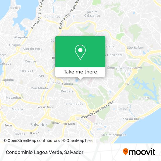 Mapa Condominio Lagoa Verde