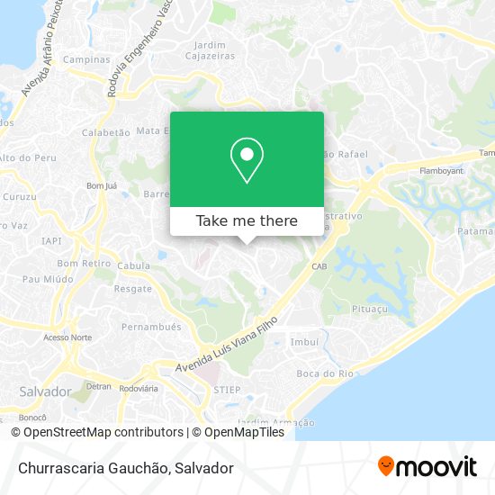 Churrascaria Gauchão map