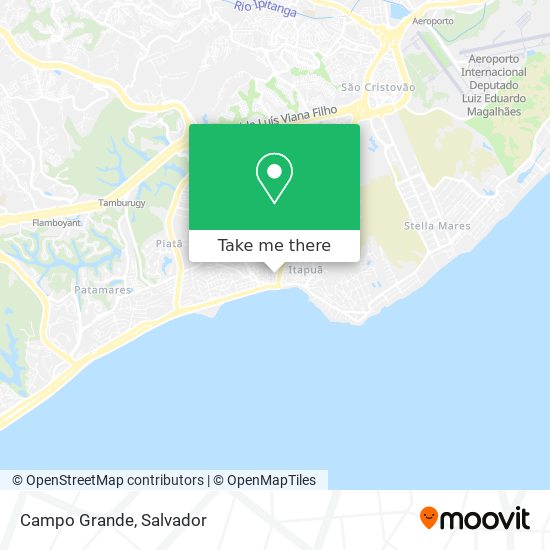 Campo Grande map