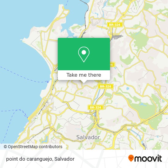 point do caranguejo map