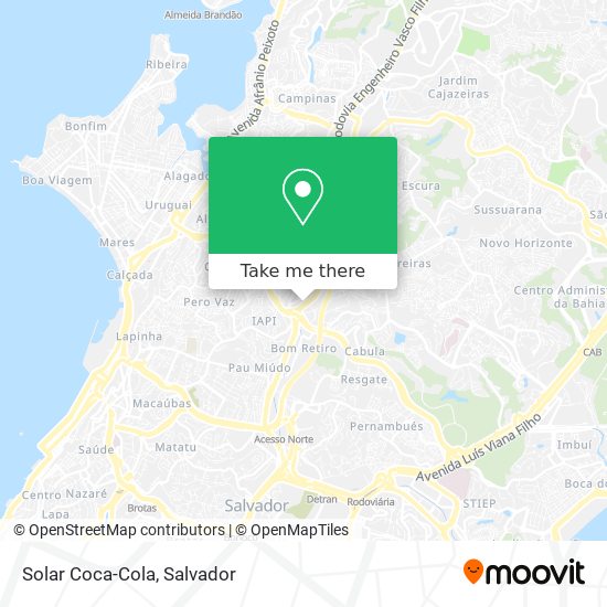 Solar Coca-Cola map