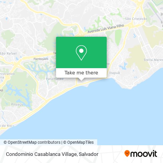Condominio Casablanca Village map