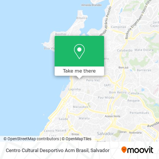 Centro Cultural Desportivo Acm Brasil map