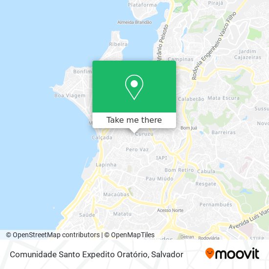 Comunidade Santo Expedito Oratório map