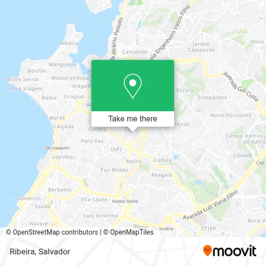 Ribeira map