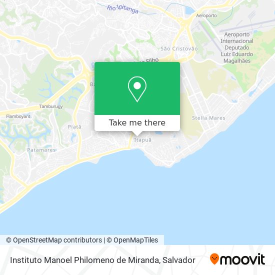 Instituto Manoel Philomeno de Miranda map