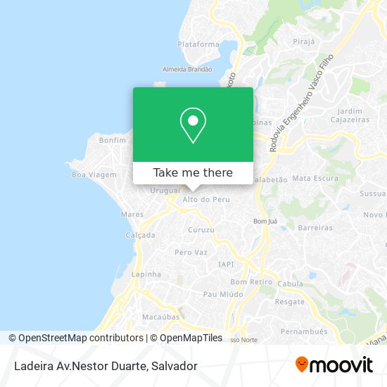 Mapa Ladeira Av.Nestor Duarte