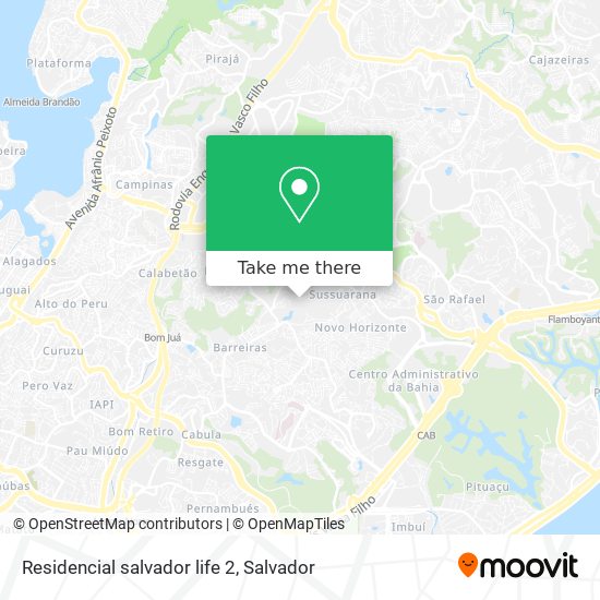 Residencial salvador life 2 map