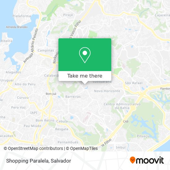 Shopping Paralela map