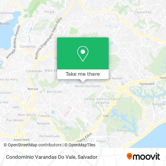 Condomínio Varandas Do Vale map