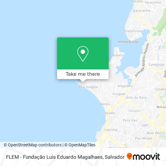 FLEM - Fundação Luis Eduardo Magalhaes map