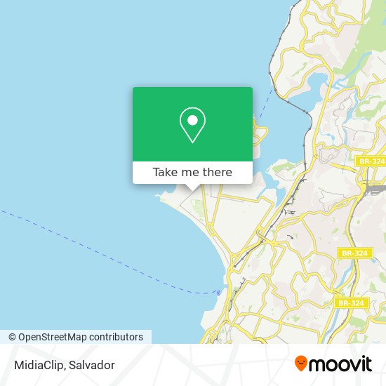 MidiaClip map