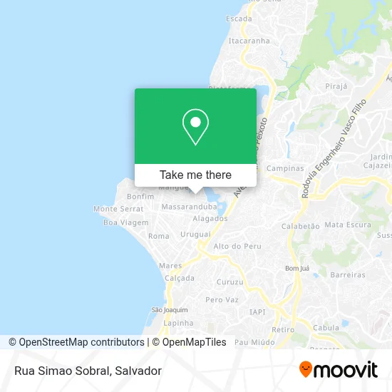 Rua Simao Sobral map
