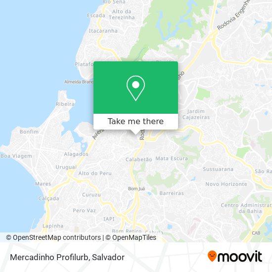 Mapa Mercadinho Profilurb