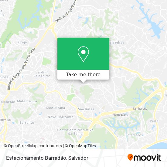 Estacionamento Barradão map