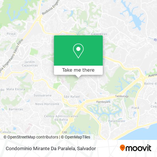 Mapa Condomínio Mirante Da Paralela