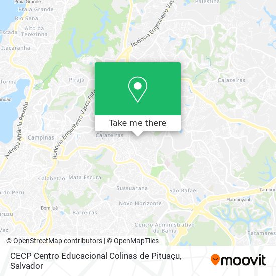 CECP Centro Educacional Colinas de Pituaçu map
