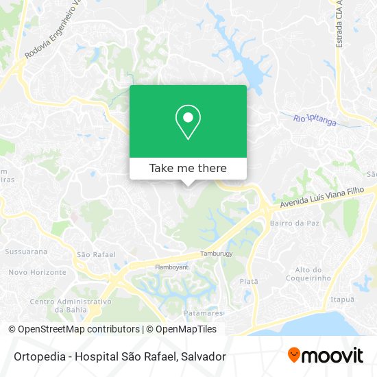 Ortopedia - Hospital São Rafael map