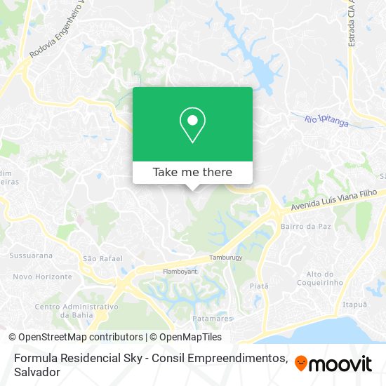 Formula Residencial Sky - Consil Empreendimentos map