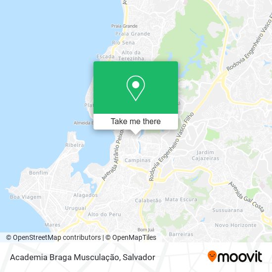 Academia Braga Musculação map
