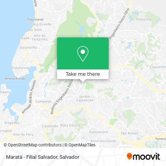 Maratá - Filial Salvador map