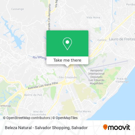 Beleza Natural - Salvador Shopping map